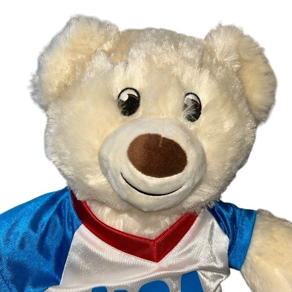 Build-A-Bear Workshop USA Olympic White Teddy Bear - Picture 4 of 5